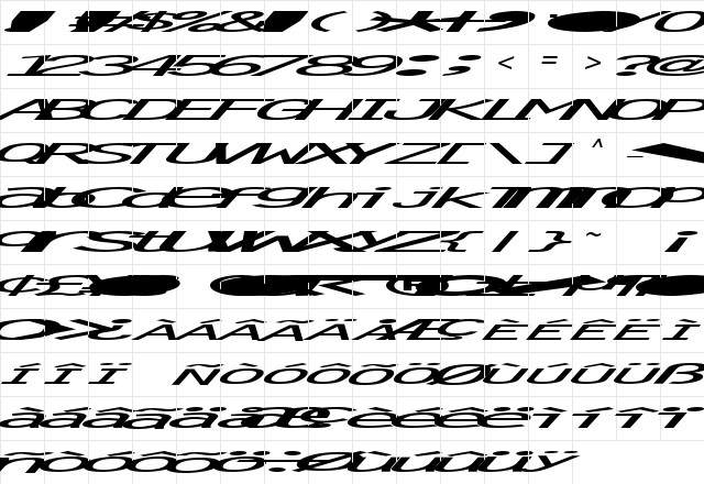 Significa Regular font glyphpreview