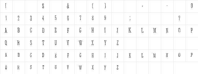 Float Regular font glyphpreview