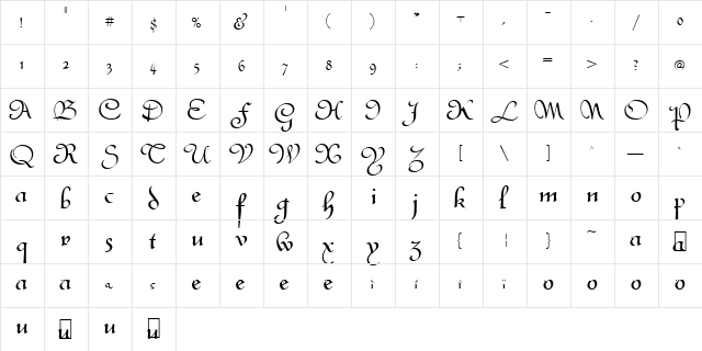 CLB-Christmas-Base Regular font glyphpreview