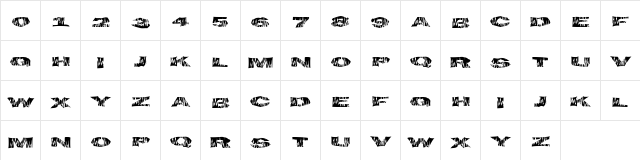 FlameTime Regular font glyphpreview