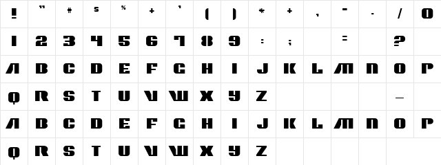 Brooklyn Regular font glyphpreview