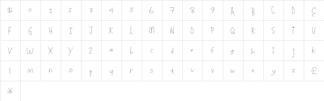 SummerWatermelon Regular font glyphpreview