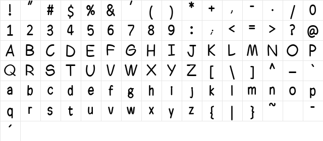 Ferrero Rocker Regular font glyphpreview