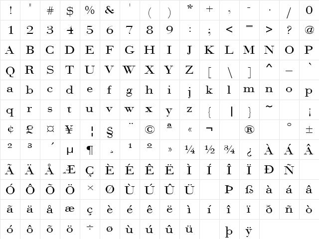 Any Color 2 Regular font glyphpreview