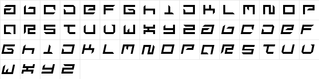 suplex Regular font glyphpreview