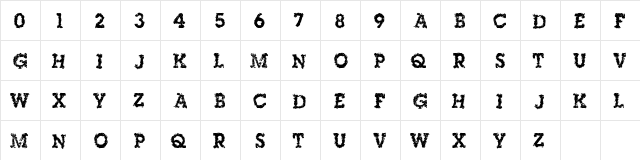 SingleOrigin Regular font glyphpreview