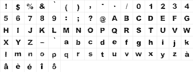 SketchMe Regular font glyphpreview