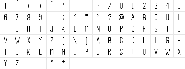 Smart Cherie Regular font glyphpreview