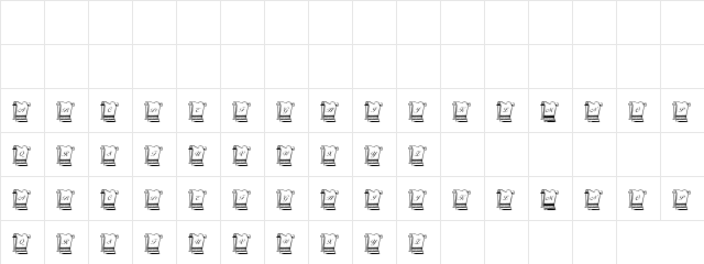 Toweel Regular font glyphpreview