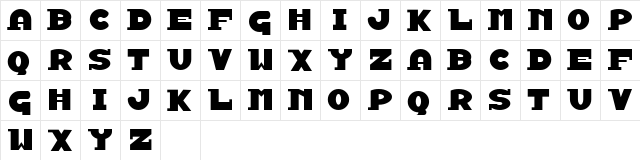 Experimenta Regular font glyphpreview