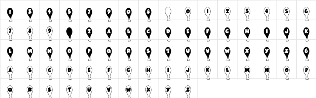 FP Turkey Legs Regular font glyphpreview