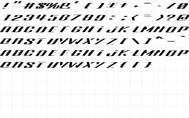 MK Cu&#57343er Regular font glyphpreview