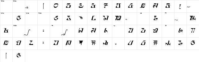 elnaya - aksara sunda Regular font glyphpreview