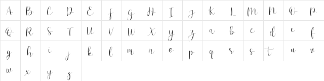 Effort Regular font glyphpreview
