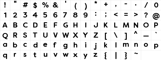 Vanilla Extract Regular font glyphpreview