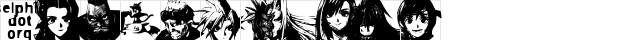 SO Final Fantasy VII Regular font glyphpreview