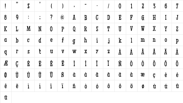 Fleabitten DEMO Regular font glyphpreview