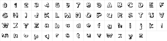 Troglodyte Troglodyte font glyphpreview