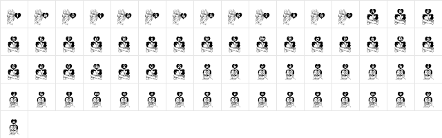 Val & Tyne Regular font glyphpreview