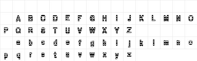 Upset Regular font glyphpreview