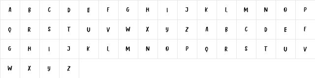 Ahoy Amigo DEMO Regular font glyphpreview