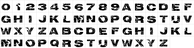 electrical Regular font glyphpreview