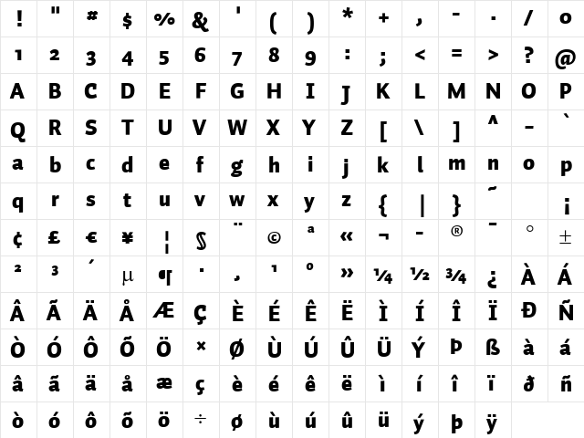 Auto 2 Black font glyphpreview