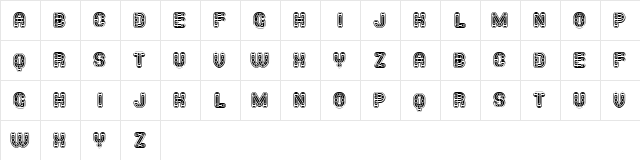 Furious Ride Grotesque Book Regular font glyphpreview