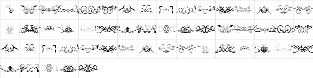 Ornaments soul Regular font glyphpreview