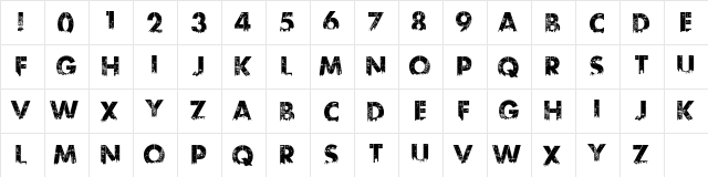 Urban Jungle Regular font glyphpreview