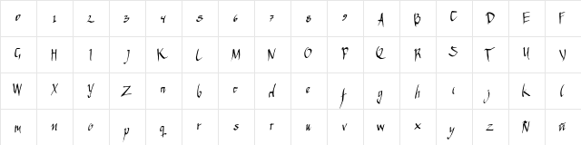 Apantasia2.0 Regular font glyphpreview