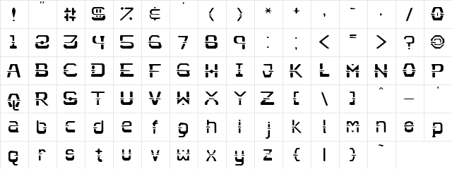 Helluva Regular font glyphpreview