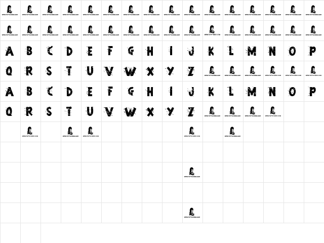 Art Studio Regular font glyphpreview