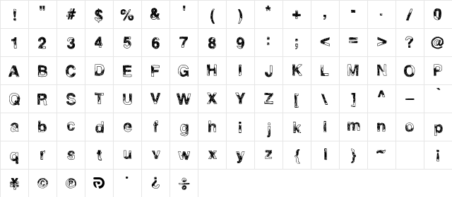 SondraAl Regular font glyphpreview