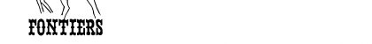 FONTIERS Regular Font