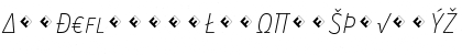 Unit-ThinSCItalicExpert Regular Font