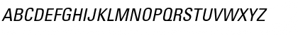 Univers LT 57 Condensed Italic Font