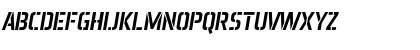 Aero Matics Stencil Italic Font