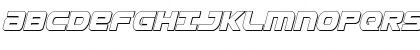 Ozda 3D Italic Italic Font