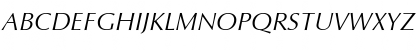 Optima LT Italic Font