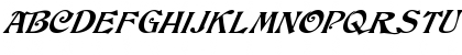 FZ JAZZY 50 ITALIC Normal Font