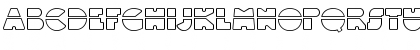 LTBlackWhiteOutLineLaser Black Font