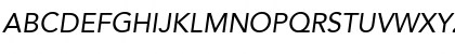 Avenir LT 55 Roman Italic Font