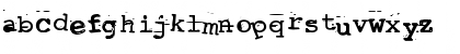 Screwed Up Typewriter Regular Font