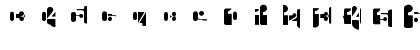 CalendarDigits Regular Font