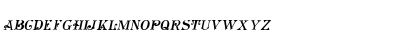Koster Plain Caps Oblique Regular Font