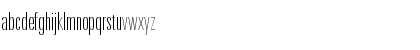 LTUnivers 110 CompUltLight Font