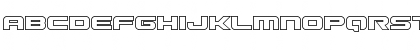 Gunship Outline Outline Font