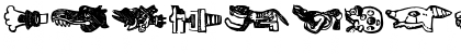MayanMexicanSymbols Regular Font
