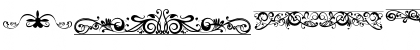 ornaments labels and frames Regular Font